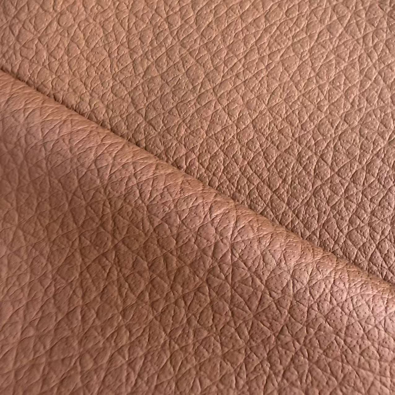 Brown Knit Base Leather