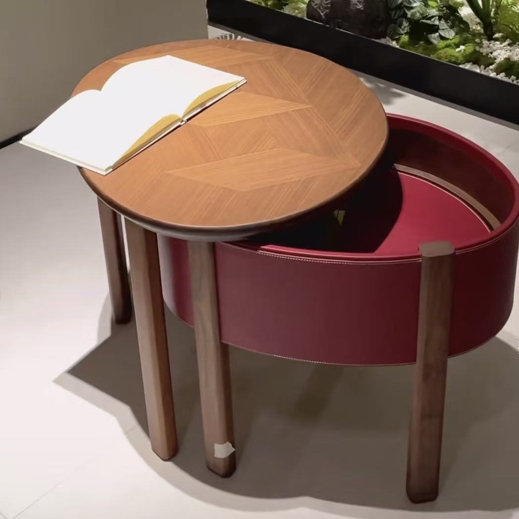 Wine Red Table Finished