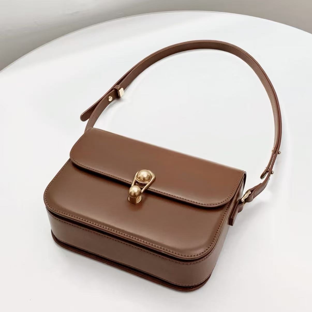 Dark Brown Bag Finished