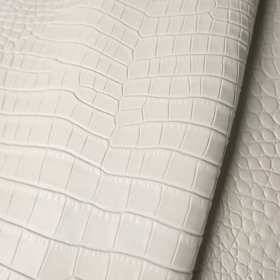 White Luggage Leather