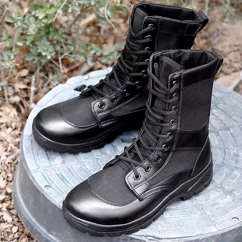 Black Military Boot Finished 2