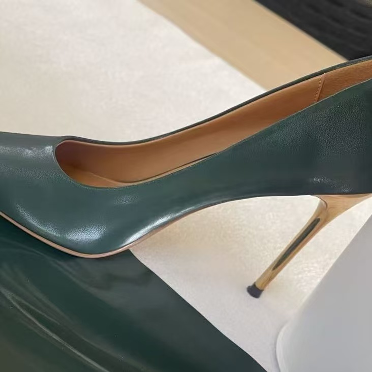 Dark Green Shoes Finished