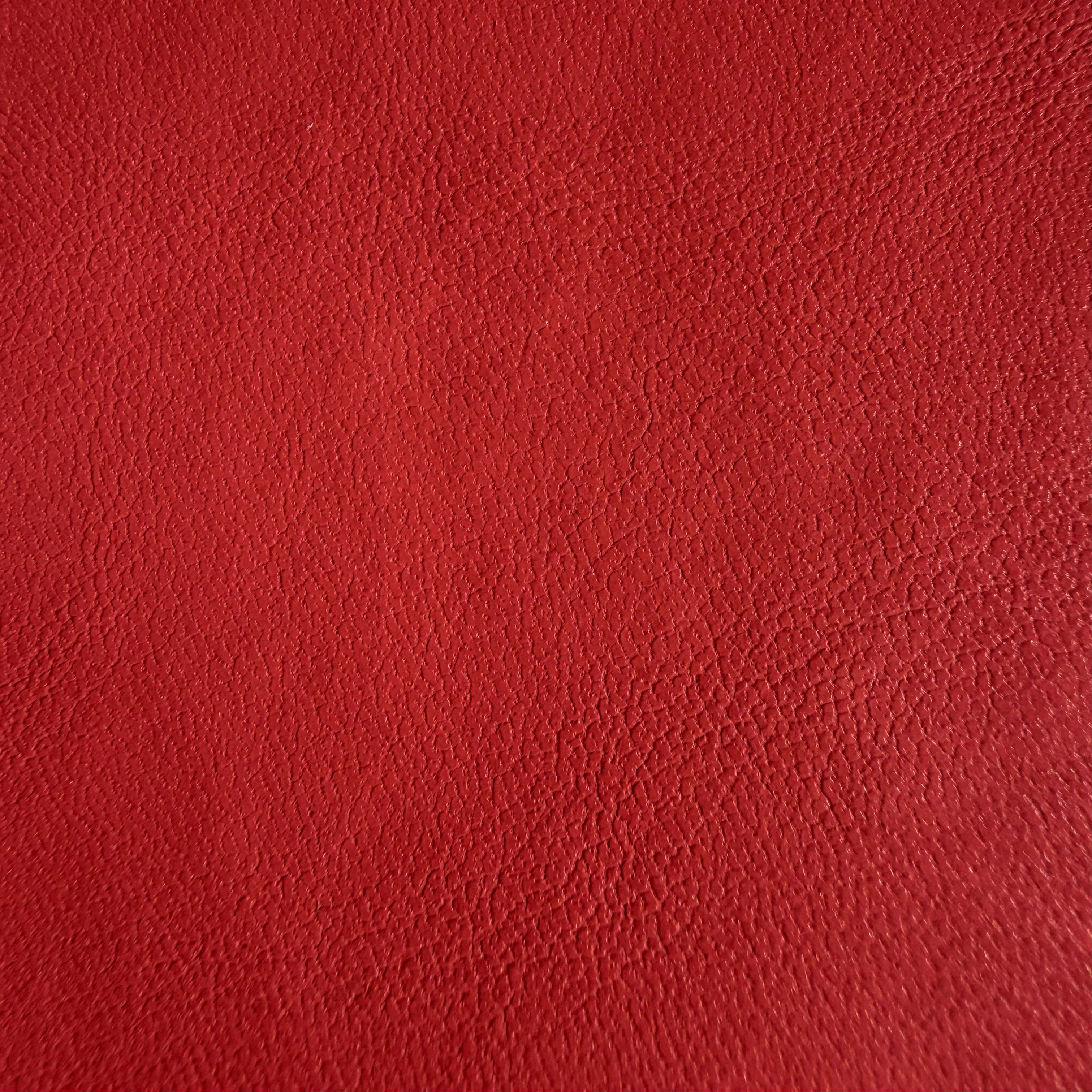 Red Recycled Leather